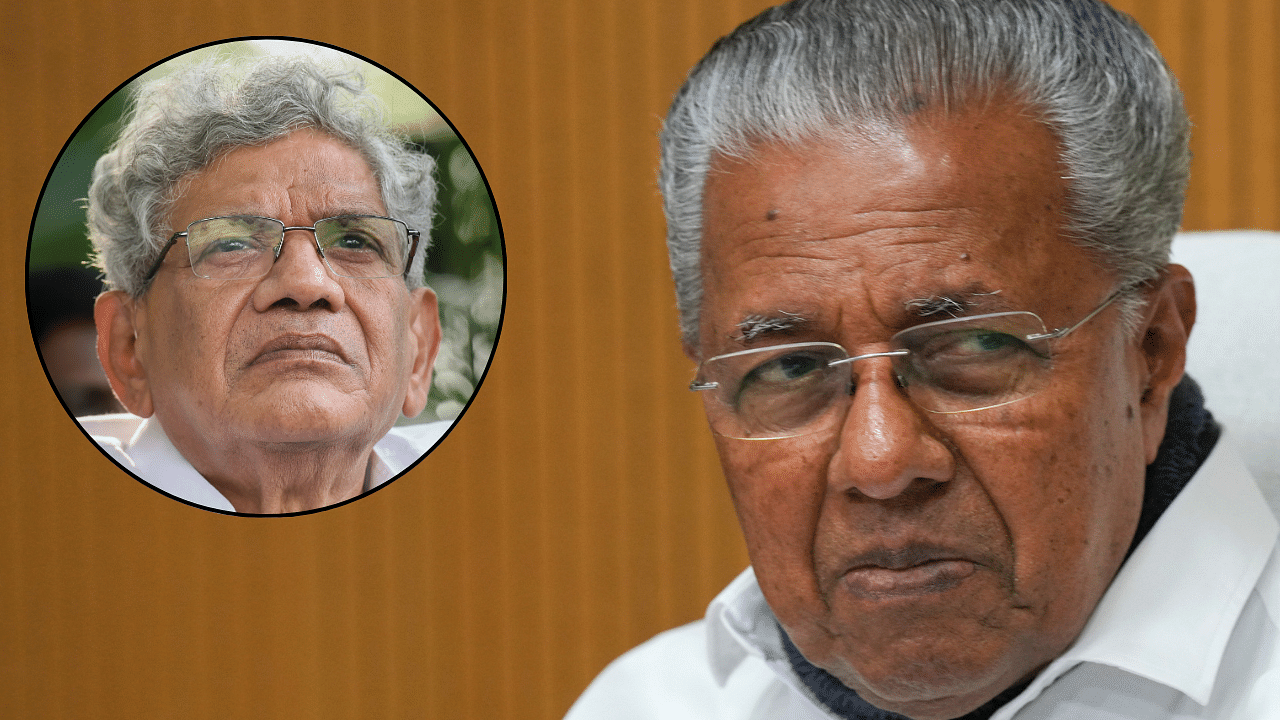 <div class="paragraphs"><p>Late CPI(M) General Secetary Sitaram Yechury (L) and Kerala Chief Minister Pinarayi Vijayan (R).</p></div>